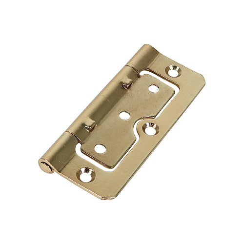 Hurlinge - Fixed Pin (104) - Electro Brass - 101 x 66 - Plain Bag of 1