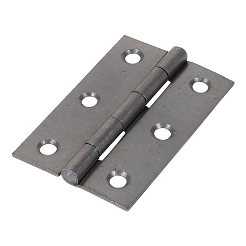 Plain Butt Hinge - Fixed Pin (1838) - Self Colour - 75 x 50 - Plain Bag of 1