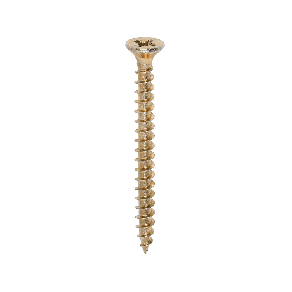 Solo Chipboard & Woodscrews - PZ - Double Countersunk - Yellow - 4.5 x 50 - Box of 200