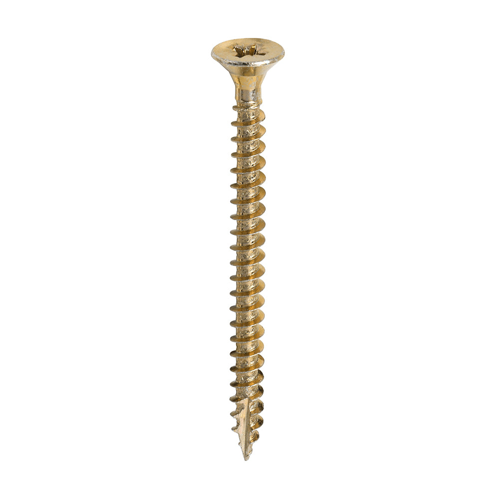 Classic Multi-Purpose Screws - PZ - Double Countersunk - Yellow - 4.5 x 55 - Box of 200