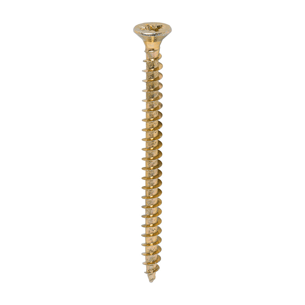 Solo Chipboard & Woodscrews - PZ - Double Countersunk - Yellow - 4.5 x 60 - Box of 200