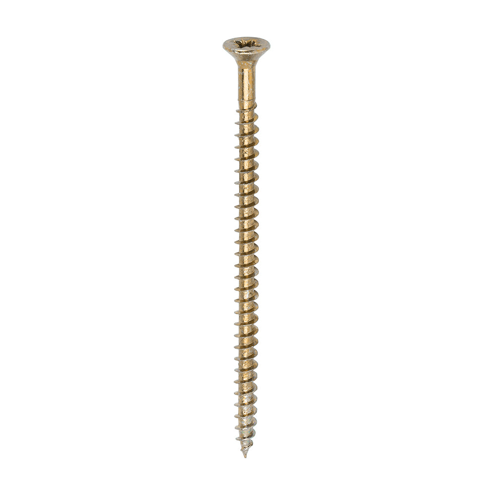 Solo Chipboard & Woodscrews - PZ - Double Countersunk - Yellow - 4.5 x 80 - Box of 200