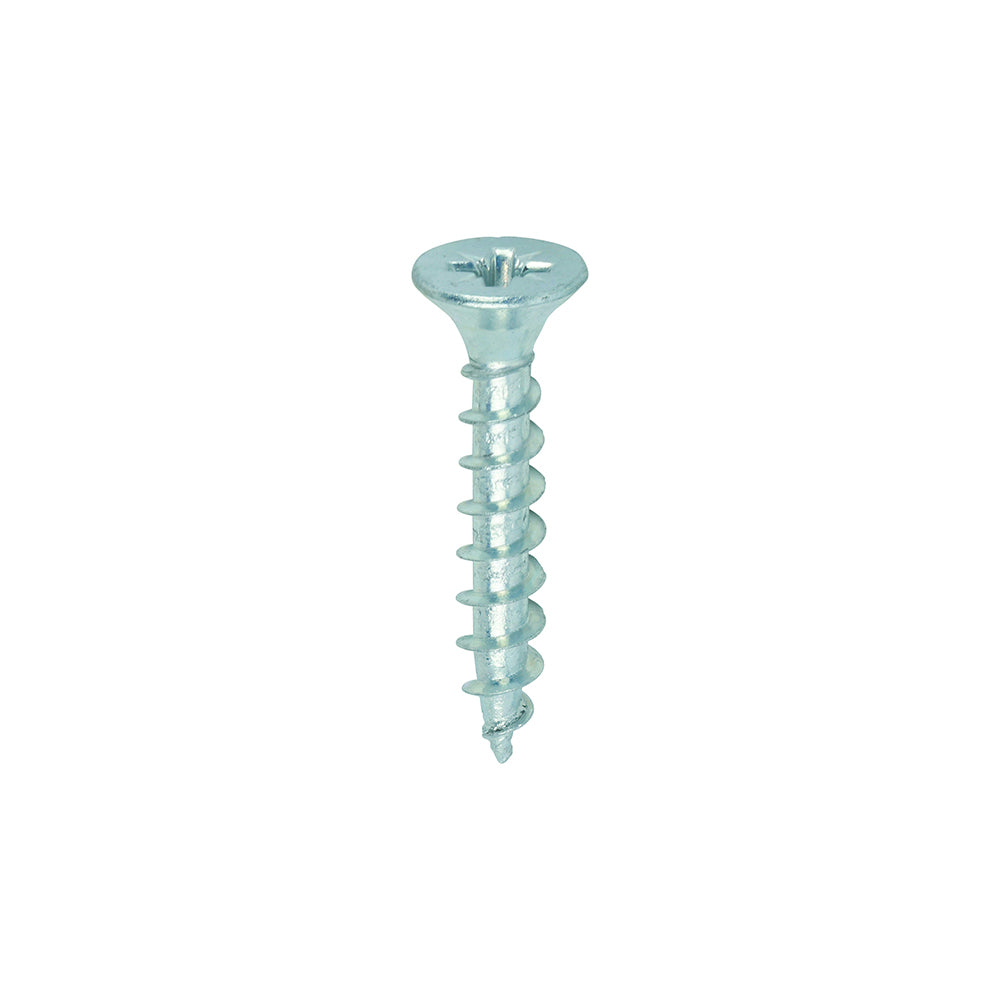 Solo Chipboard & Woodscrews - PZ - Double Countersunk - Zinc - 5.0 x 30 - Box of 200