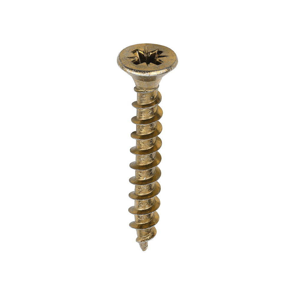 Solo Chipboard & Woodscrews - PZ - Double Countersunk - Yellow - 5.0 x 35 - Box of 200