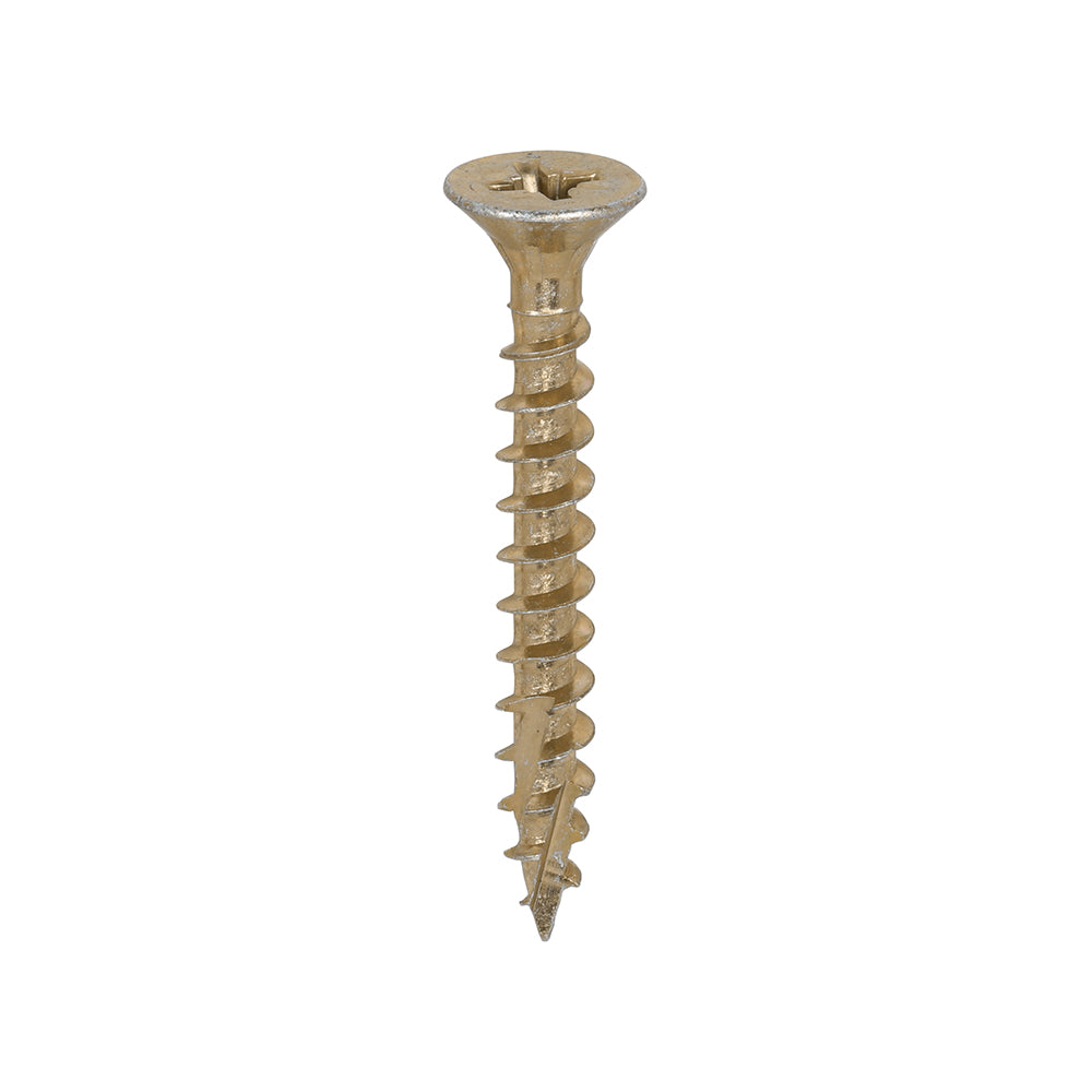 C2 Strong-Fix - PZ - Double Countersunk - Twin-Cut - Yellow - 5.0 x 40 - Box of 200