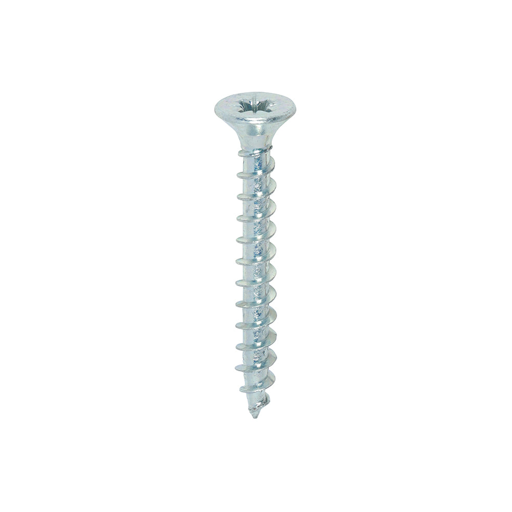 Solo Chipboard & Woodscrews - PZ - Double Countersunk - Zinc - 5.0 x 40 - Box of 200