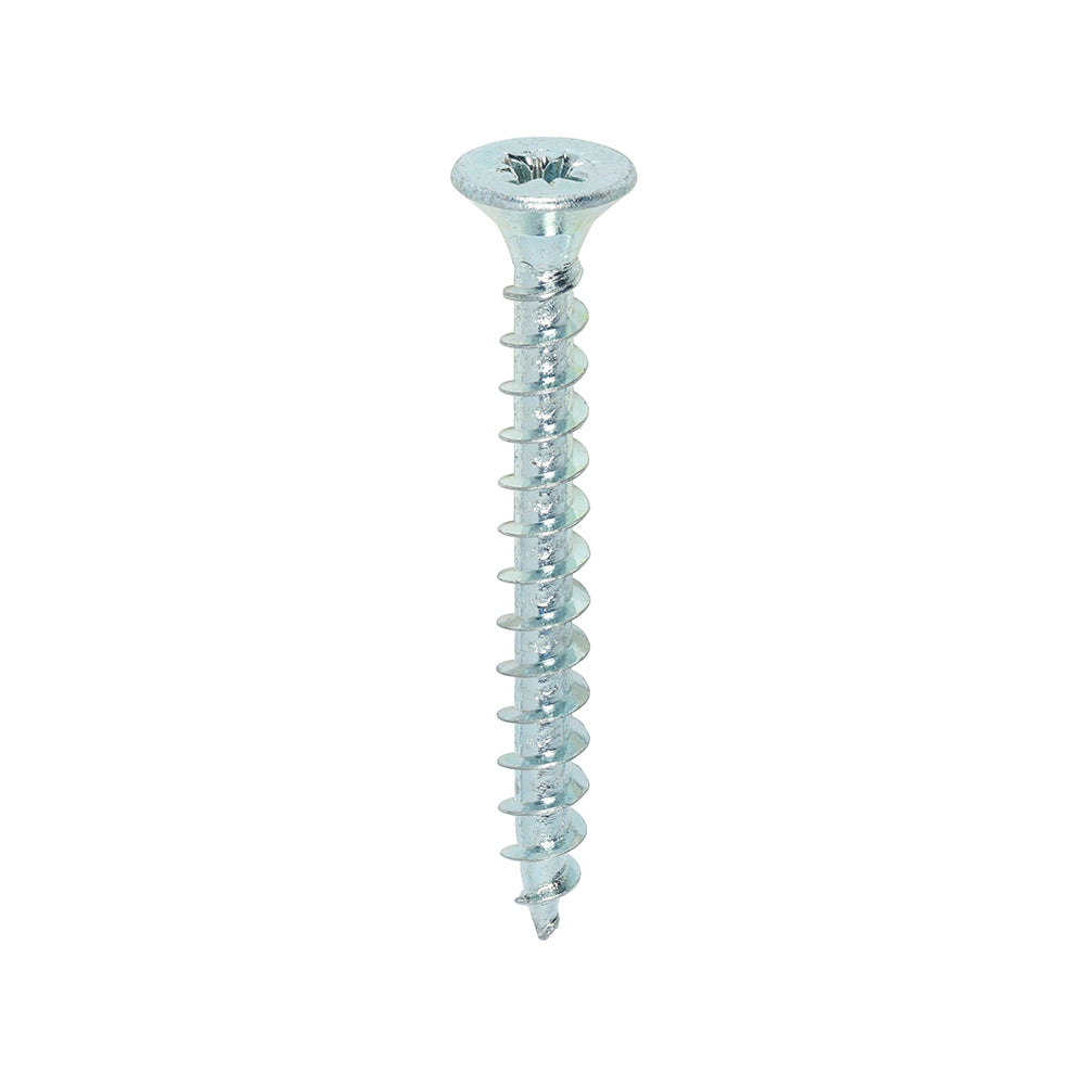 Solo Chipboard & Woodscrews - PZ - Double Countersunk - Zinc - 5.0 x 45 - Box of 200
