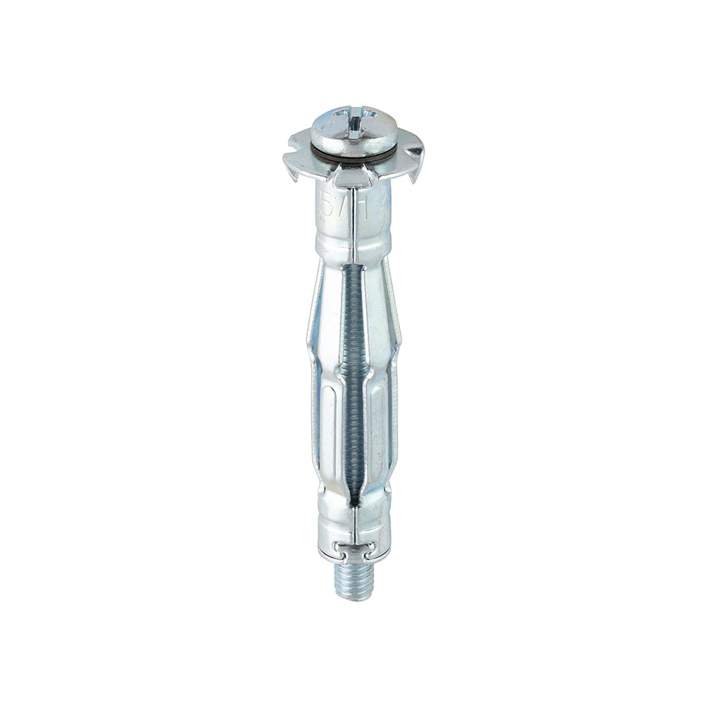 Metal Cavity Anchors - Zinc - M5 x 52 (60mm Screw) - Box of 100