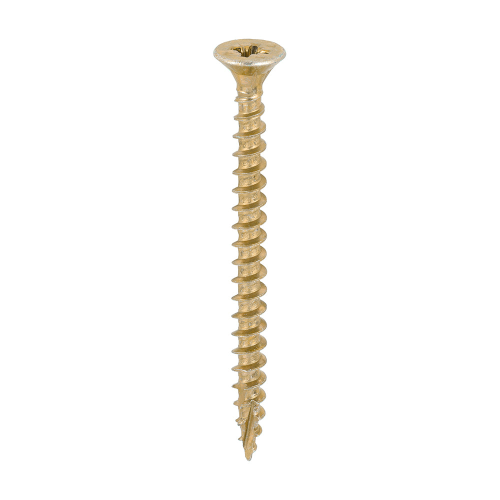 C2 Strong-Fix - PZ - Double Countersunk - Twin-Cut - Yellow - 5.0 x 60 - Box of 200