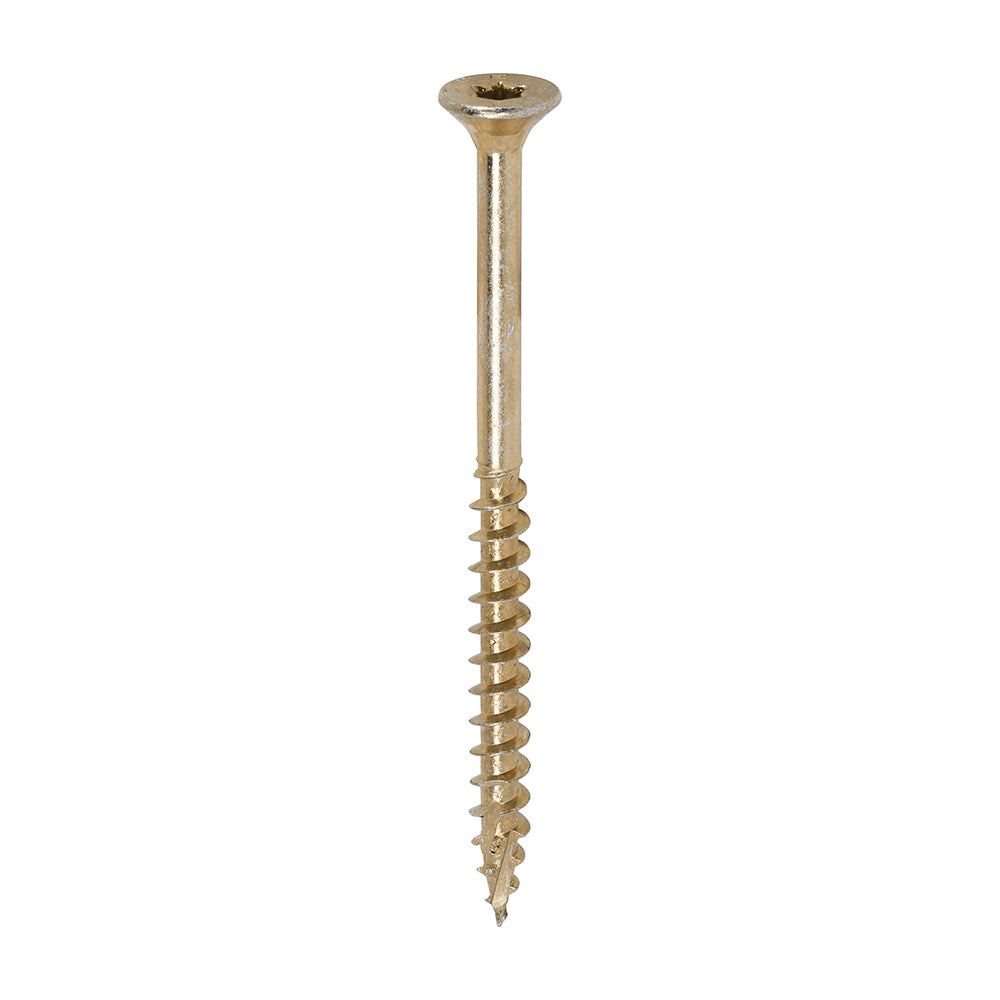 C2 Clamp-Fix - TX - Double Countersunk with Ribs - Twin-Cut - Yellow - 5.0 x 70 - Box of 200