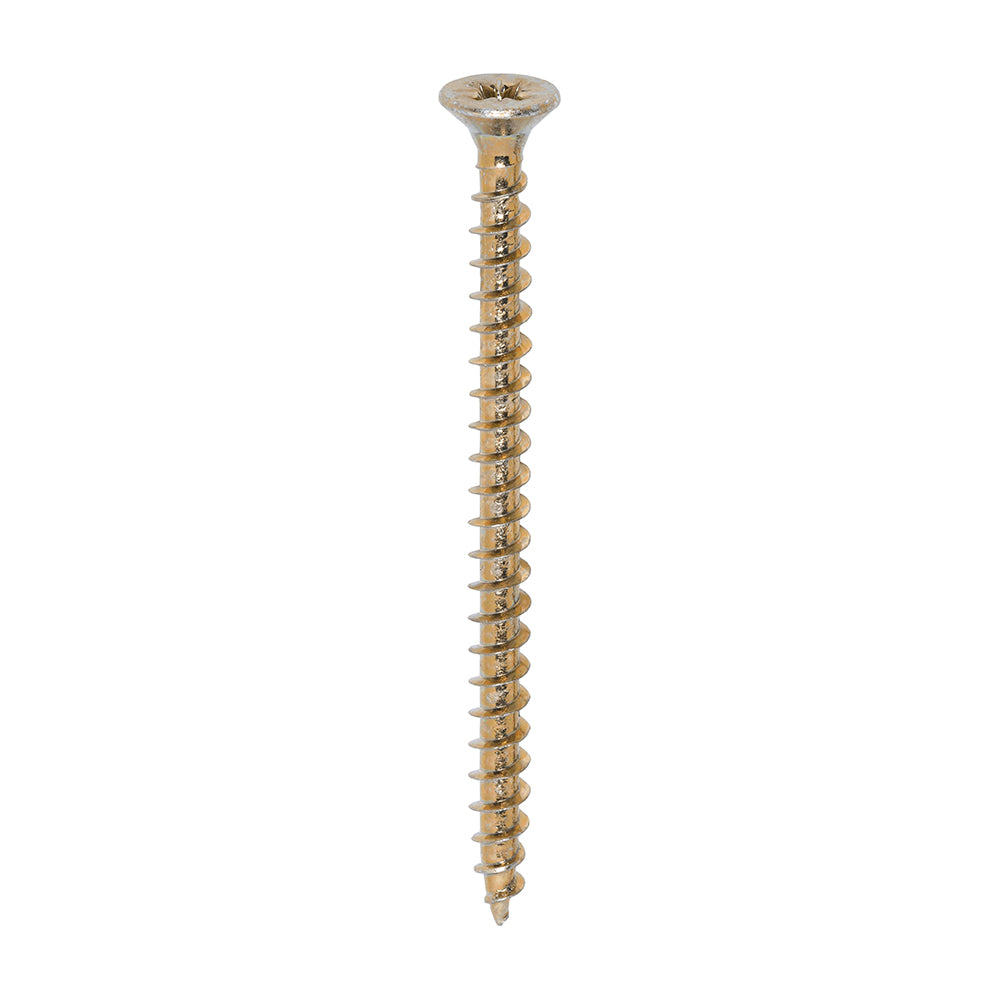 Solo Chipboard & Woodscrews - PZ - Double Countersunk - Yellow - 5.0 x 70 - Box of 200