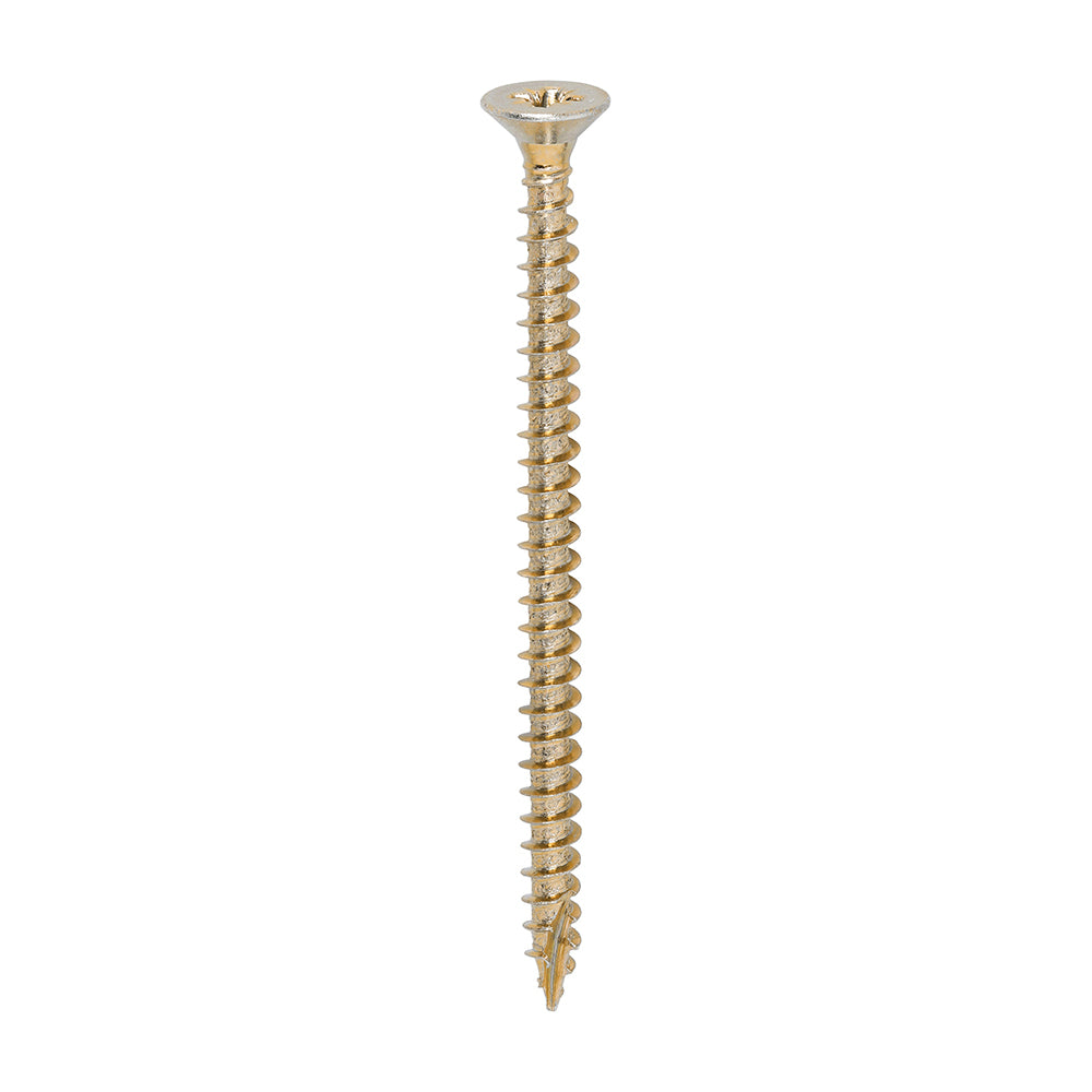 Classic Multi-Purpose Screws - PZ - Double Countersunk - Yellow - 5.0 x 75 - Box of 200