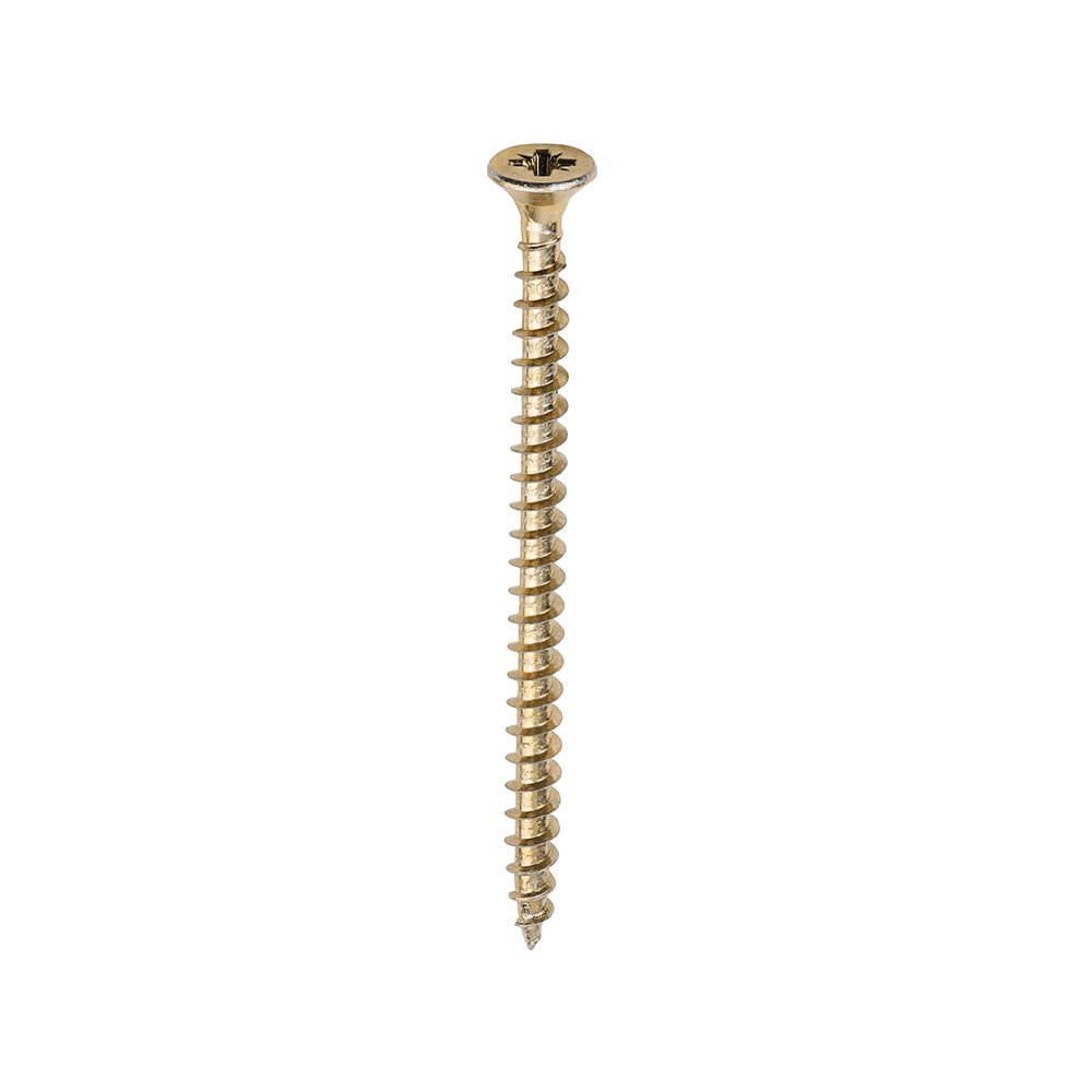 Solo Chipboard & Woodscrews - PZ - Double Countersunk - Yellow - 5.0 x 75 - Box of 200