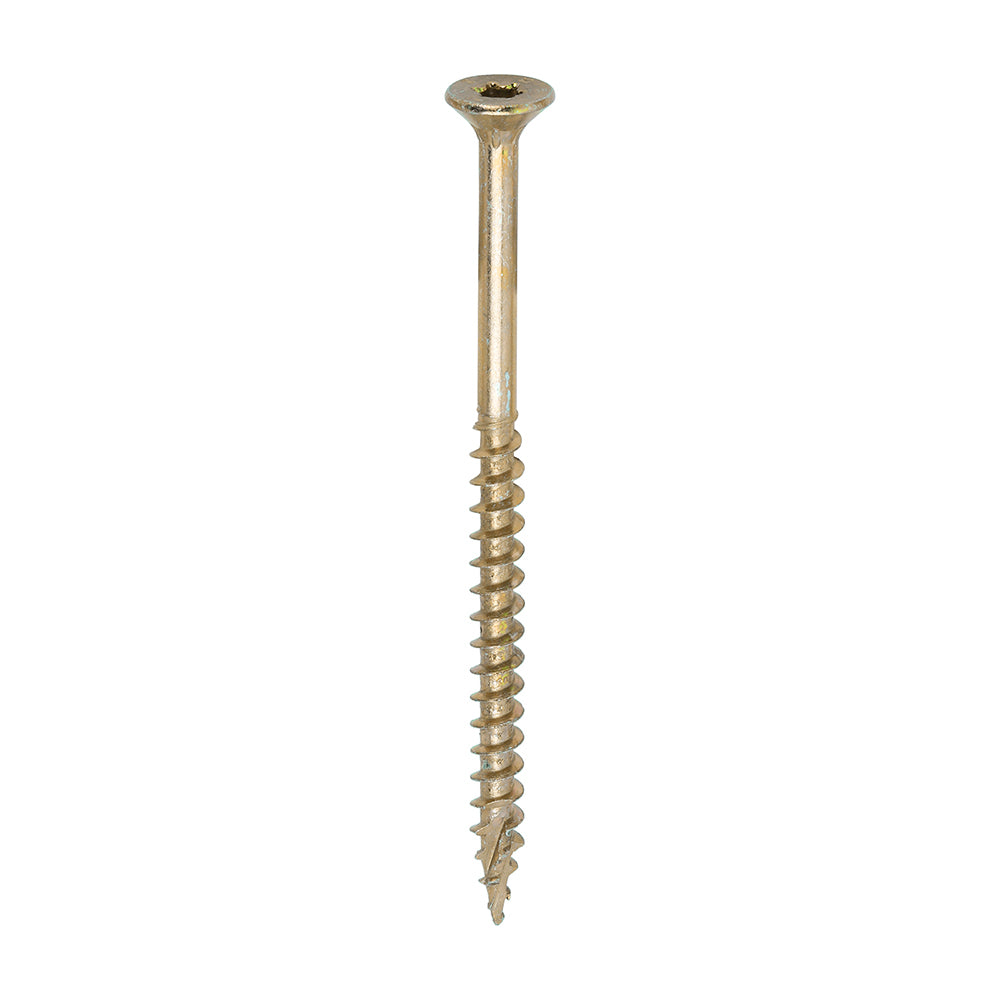 C2 Clamp-Fix - TX - Double Countersunk with Ribs - Twin-Cut - Yellow - 5.0 x 80 - Box of 200