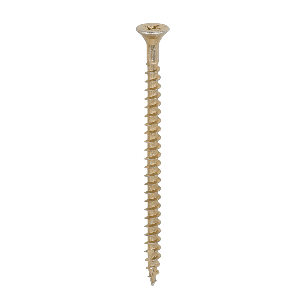 C2 Strong-Fix - PZ - Double Countersunk - Twin-Cut - Yellow - 5.0 x 80 - Tub of 350