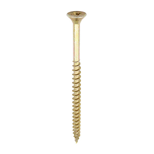 C2 Strong-Fix - PZ - Double Countersunk - Twin-Cut - Yellow - 5.0 x 90 - Tub of 325