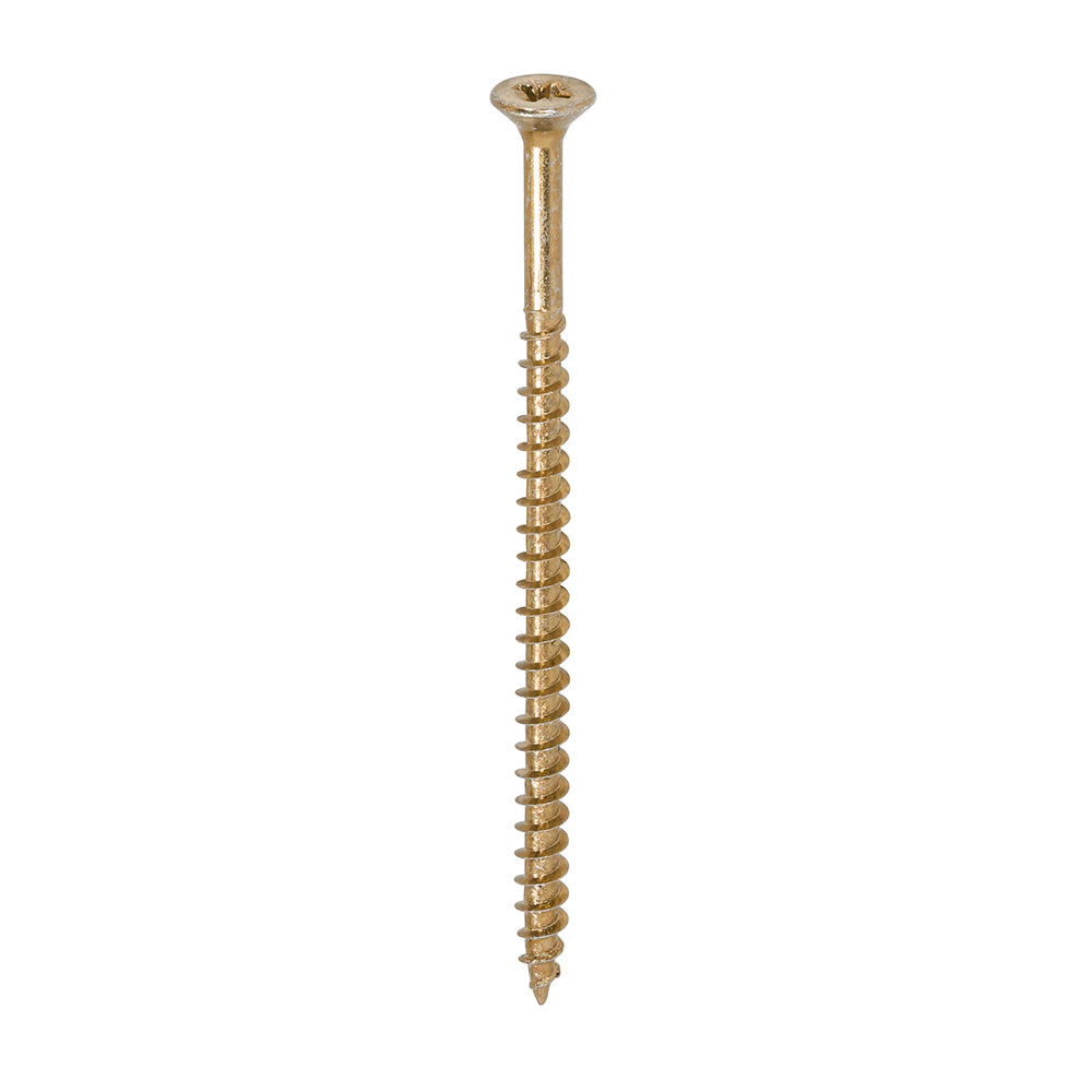 Solo Chipboard & Woodscrews - PZ - Double Countersunk - Yellow - 5.0 x 90 - Box of 100