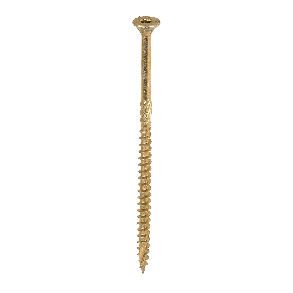 C2 Clamp-Fix - TX - Double Countersunk with Ribs - Twin-Cut - Yellow - 5.0 x 100 - Tub of 300