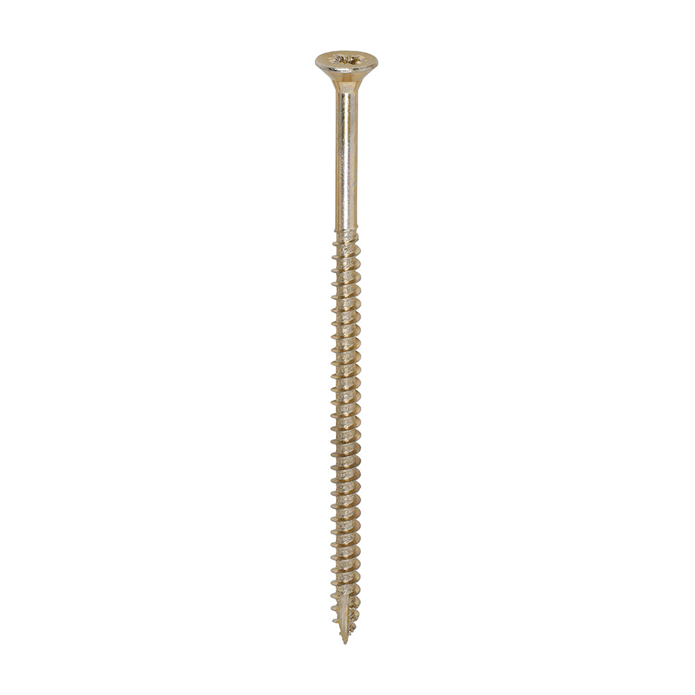 Classic Multi-Purpose Screws - PZ - Double Countersunk - Yellow - 5.0 x 100 - Box of 100