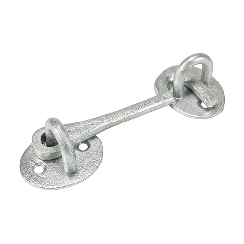 Cabin Hooks - Hot Dipped Galvanised - 4" - Plain Bag of 1