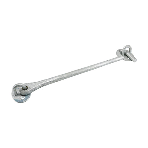 Cabin Hooks - Hot Dipped Galvanised - 10" - Plain Bag of 1
