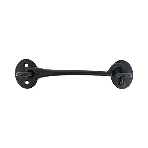 Cabin Hooks - Black - 4" - TIMpac of 1