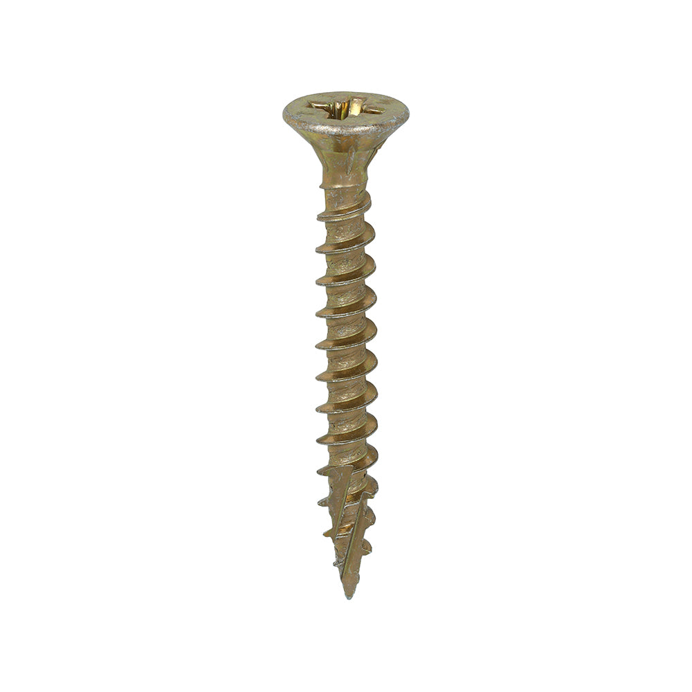 C2 Strong-Fix - PZ - Double Countersunk - Twin-Cut - Yellow - 6.0 x 50 - Box of 200