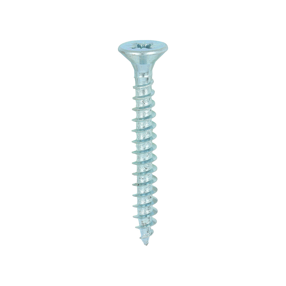 Solo Chipboard & Woodscrews - PZ - Double Countersunk - Zinc - 6.0 x 50 - Box of 200
