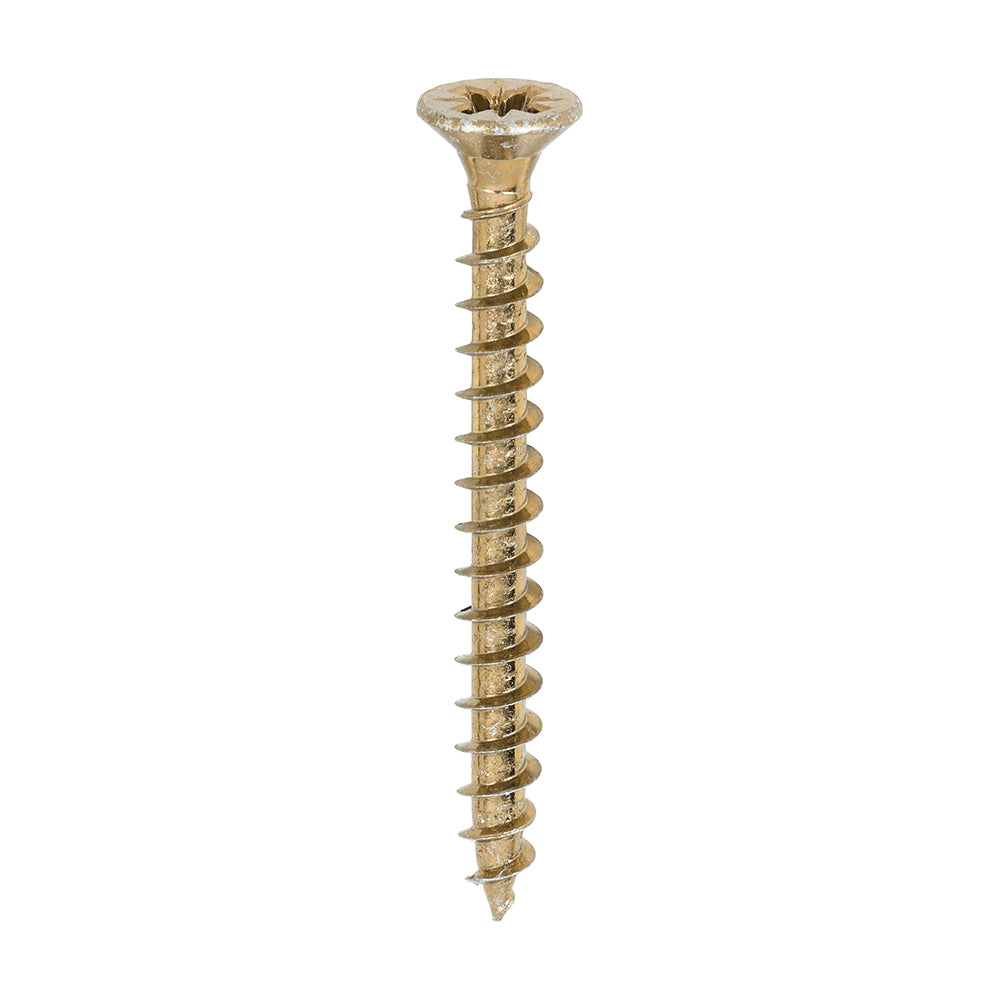 Solo Chipboard & Woodscrews - PZ - Double Countersunk - Yellow - 6.0 x 60 - Box of 200