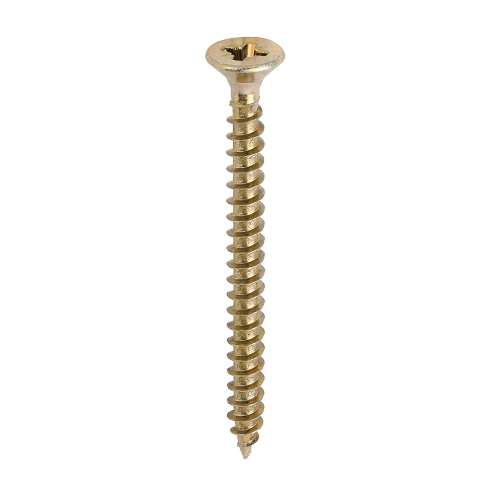 Solo Chipboard & Woodscrews - PZ - Double Countersunk - Yellow - 6.0 x 70 - Box of 200