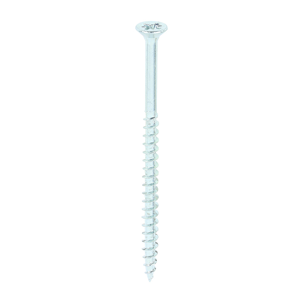 Solo Chipboard & Woodscrews - PZ - Double Countersunk - Zinc - 6.0 x 100 - Box of 100
