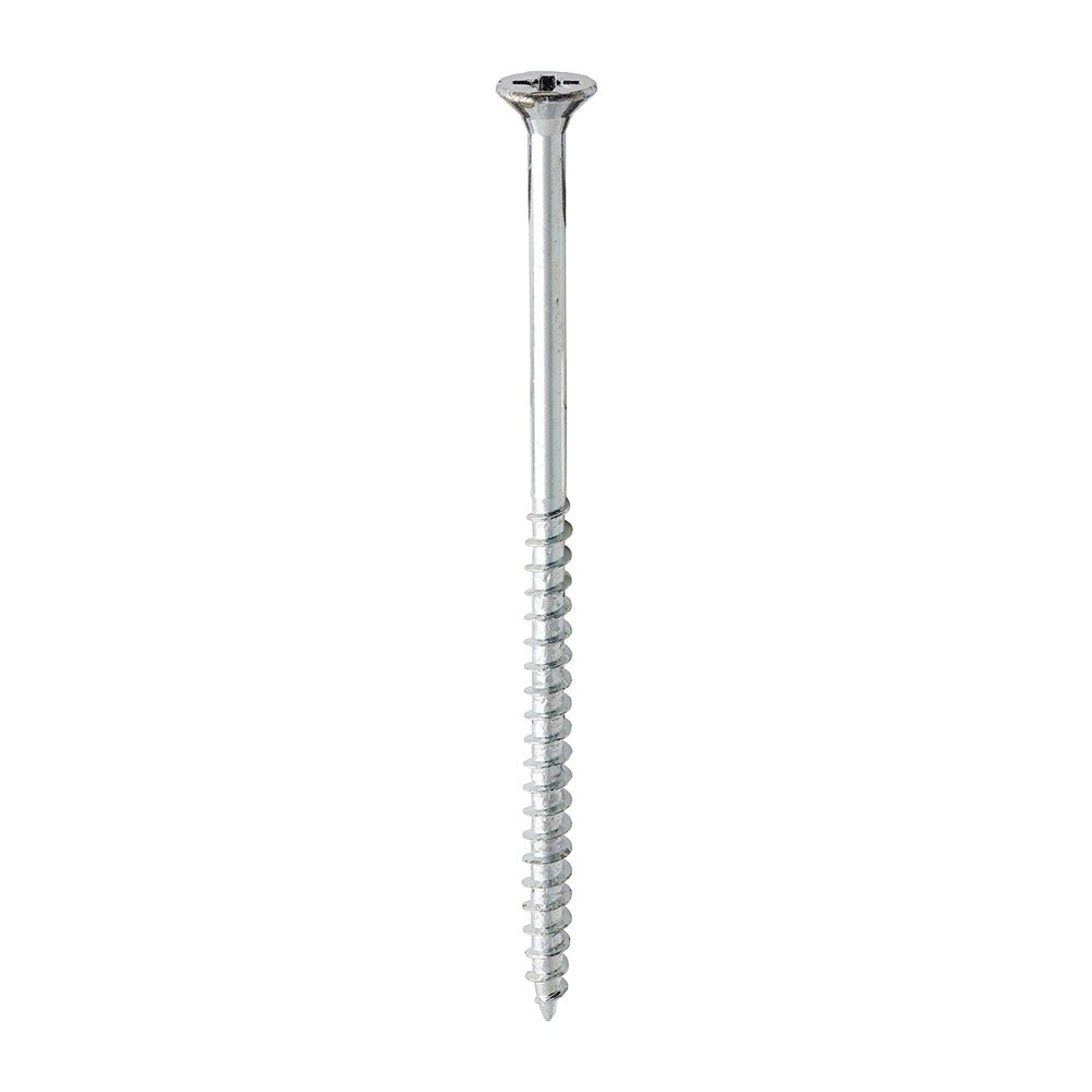 Solo Chipboard & Woodscrews - PZ - Double Countersunk - Zinc - 6.0 x 120 - Box of 100
