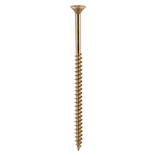 Solo Woodscrews - PZ - Double Countersunk - Yellow - 6.0 x 150 - TIMpac of 2