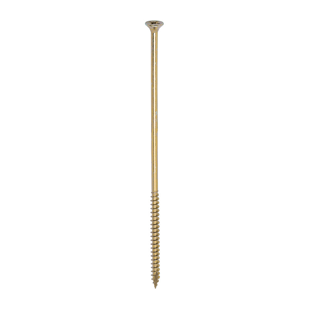 Classic Multi-Purpose Screws - PZ - Double Countersunk - Yellow - 6.0 x 180 - Box of 100