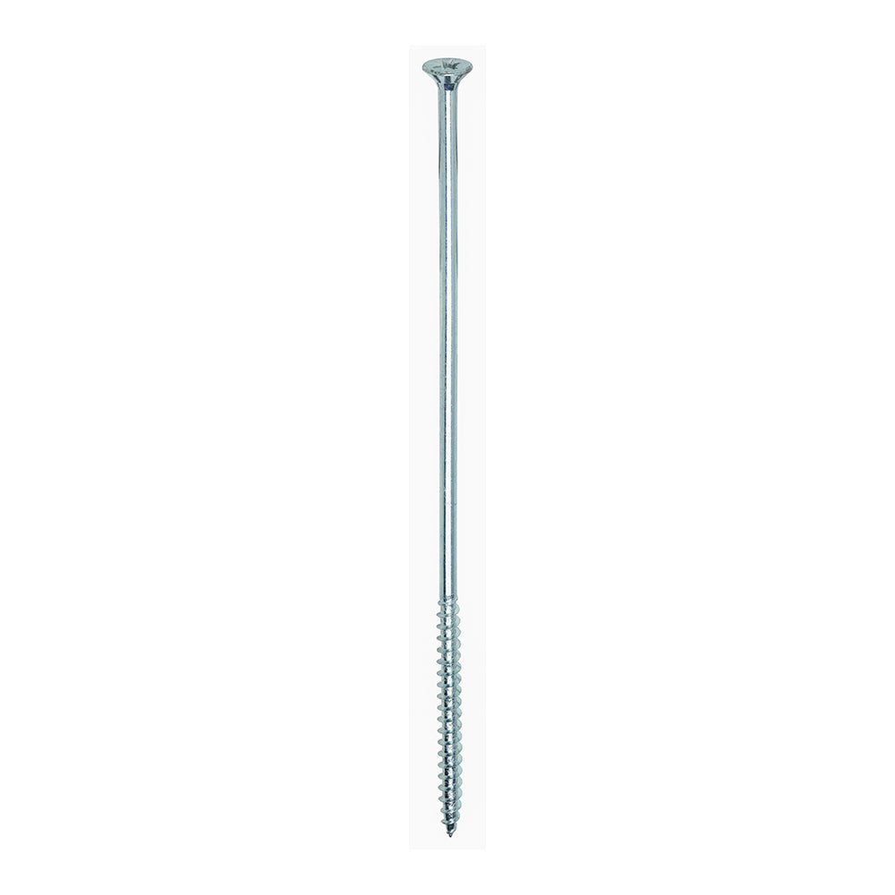 Solo Chipboard & Woodscrews - PZ - Double Countersunk - Zinc - 6.0 x 200 - Box of 100