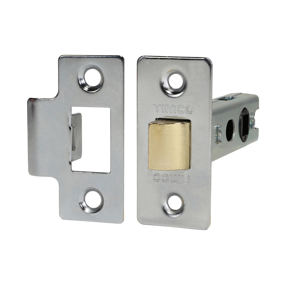 Economy Tubular Latch - Nickel - 67 case / 45 backset - Plain Bag of 1