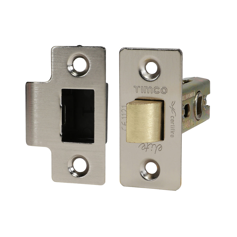 Tubular Latch - Satin Nickel - 67 case / 45 backset - TIMbag of 1