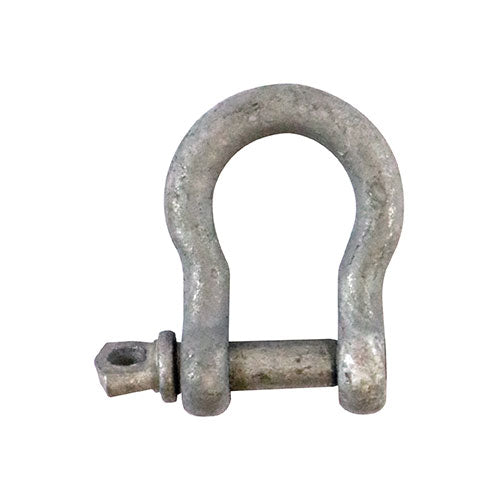 Bow Shackles - Hot Dipped Galvanised - 6mm - Plain Bag of 20