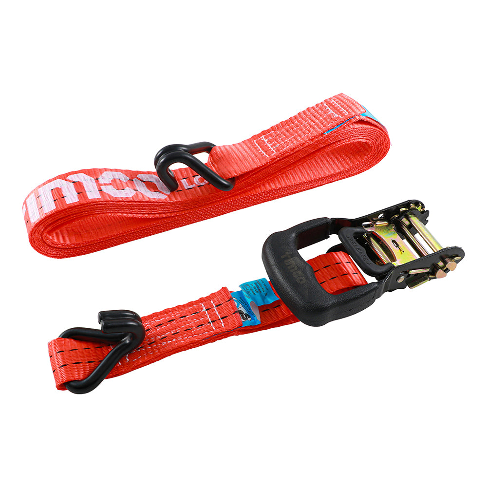 Ratchet Straps - J Hook - Commercial Duty - 6m x 35mm - Box of 2