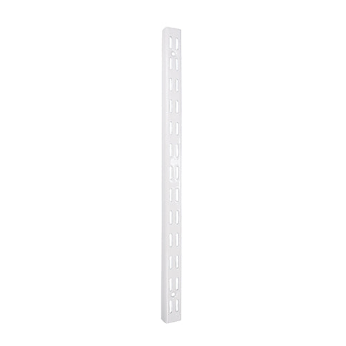Twin Slot Upright - White - 1000mm - Box of 10