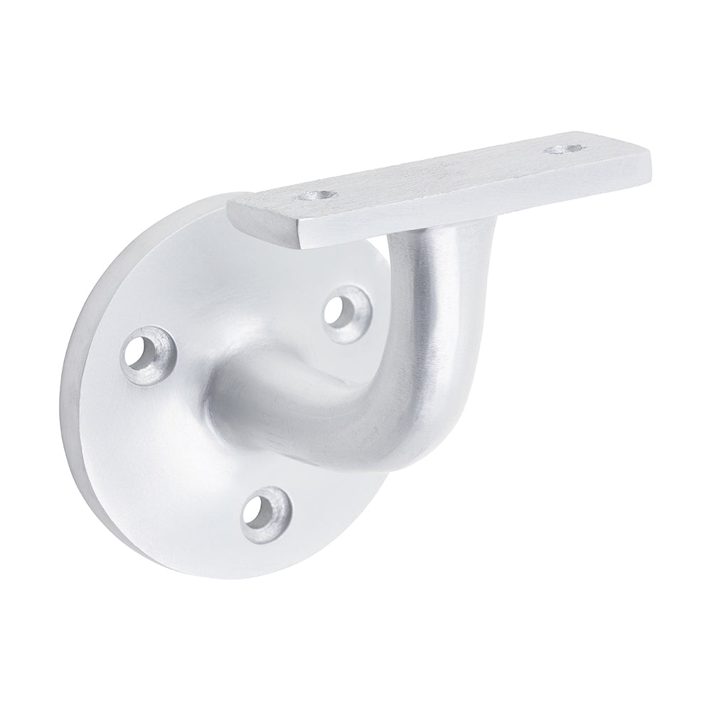 Handrail Bracket - Satin Anodised Aluminium - 63mm - TIMbag of 1