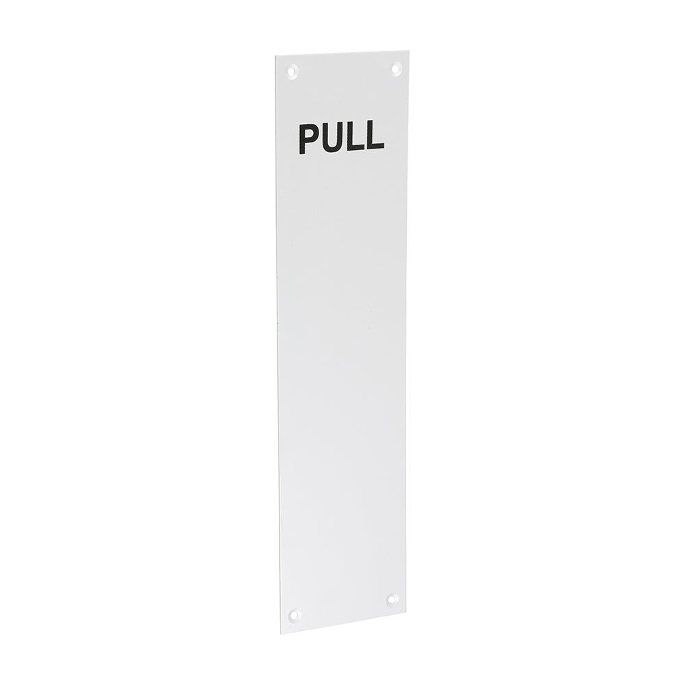 Finger Plate PULL - Satin Anodised Aluminium - 305 x 76 - TIMbag of 1
