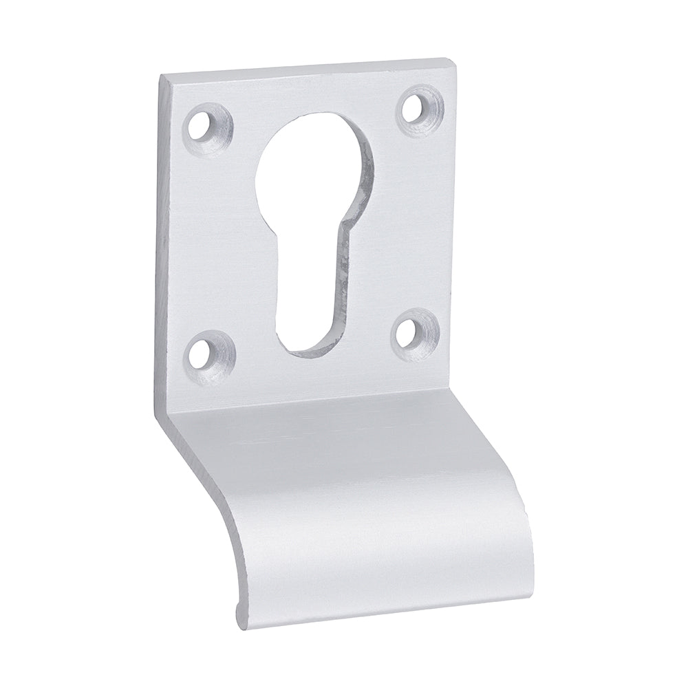 Euro Profile Cylinder Door Pull - Satin Anodised Aluminium - 70 x 42 - TIMpac of 1
