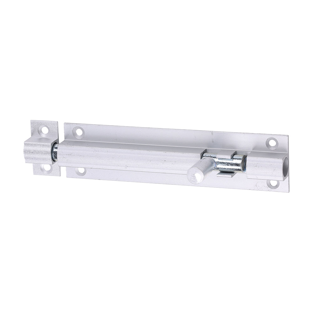 Straight Barrel Bolt - Satin Anodised Aluminium - 100 x 25 - Bag of 1