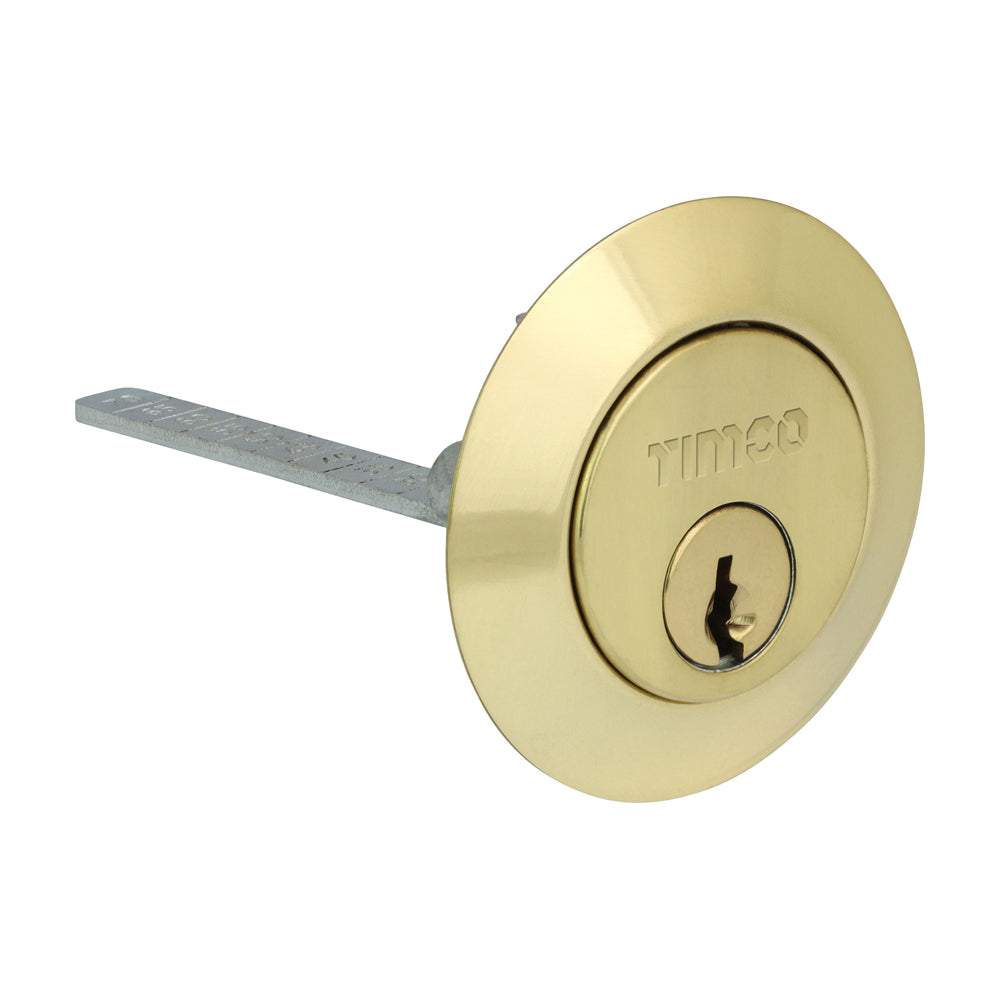 Rim Cylinder - Electro Brass - 32mm - Box of 1