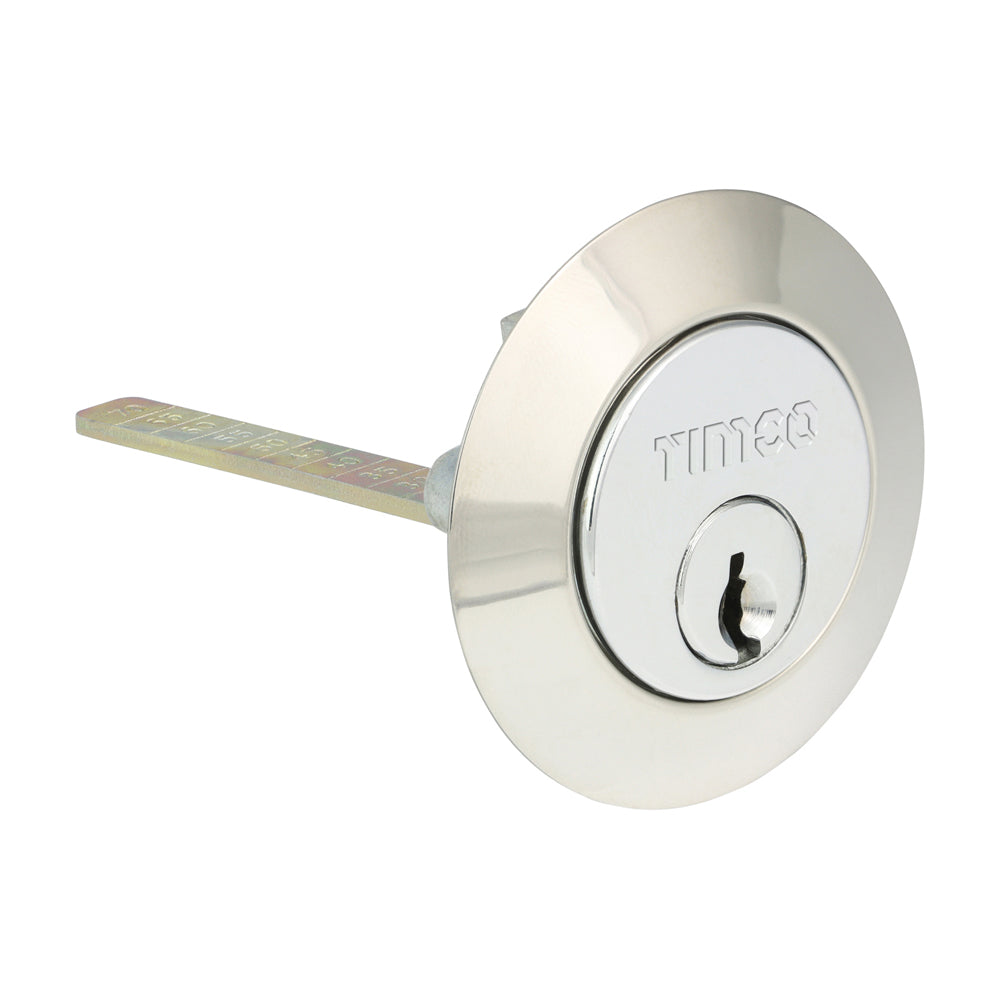 Rim Cylinder - Chrome - 32mm - Box of 1