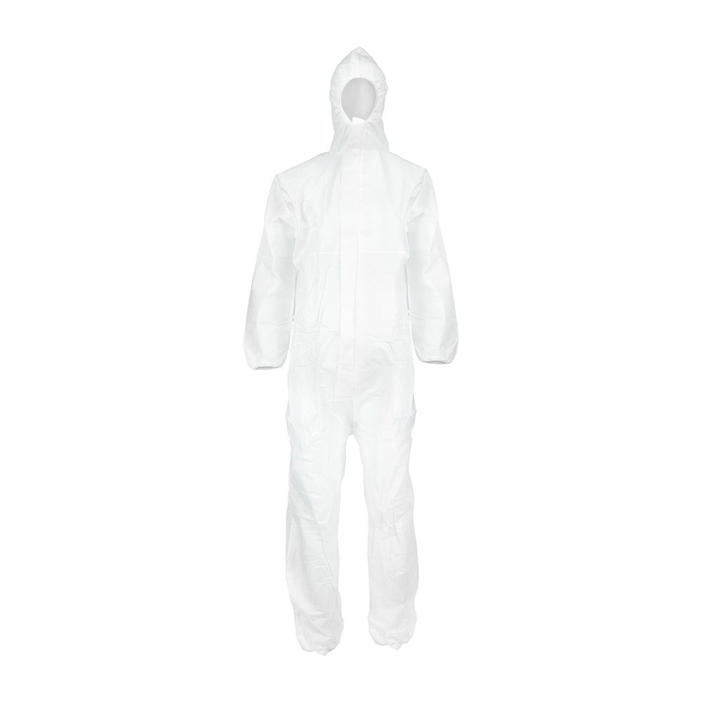 Cat III Type 5/6 Coverall - High Risk Protection - White - X Large - Bag of 1
