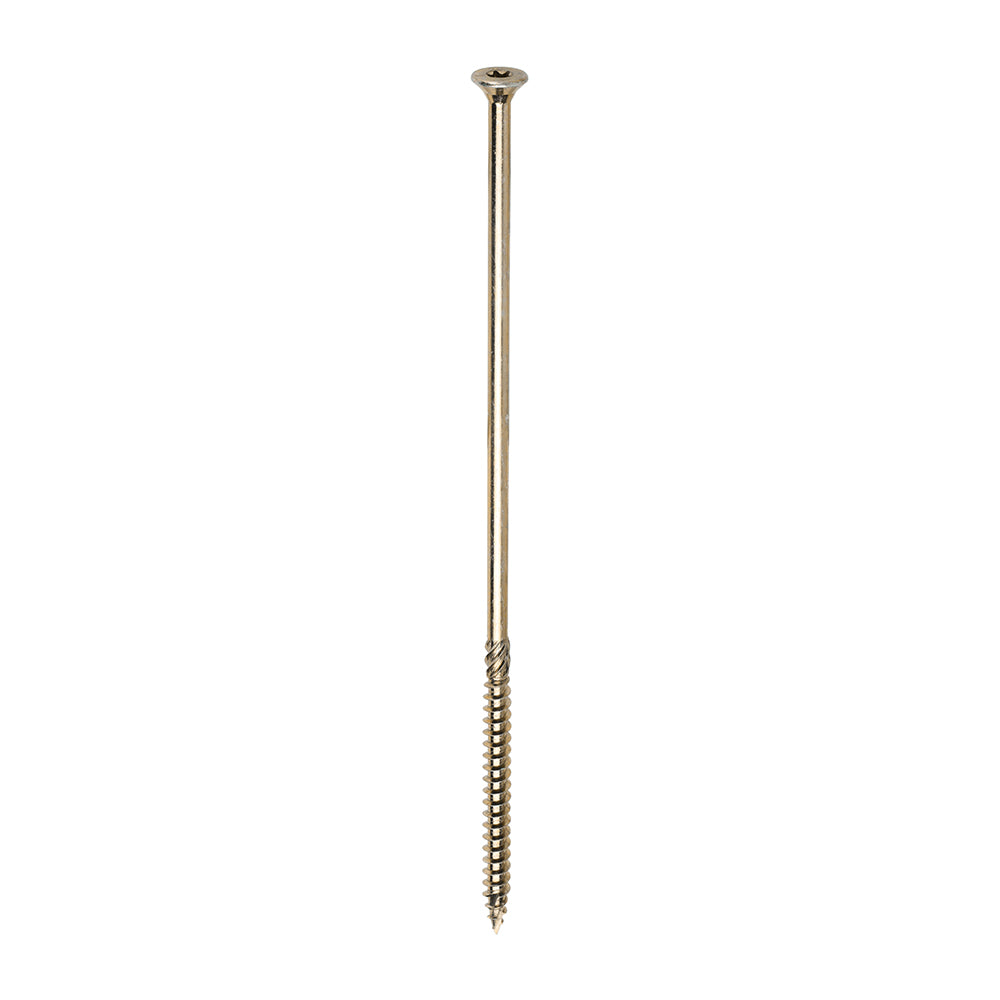 C2 Clamp-Fix - TX - Double Countersunk with Ribs - Twin-Cut - Yellow - 8.0 x 250 - Box of 50
