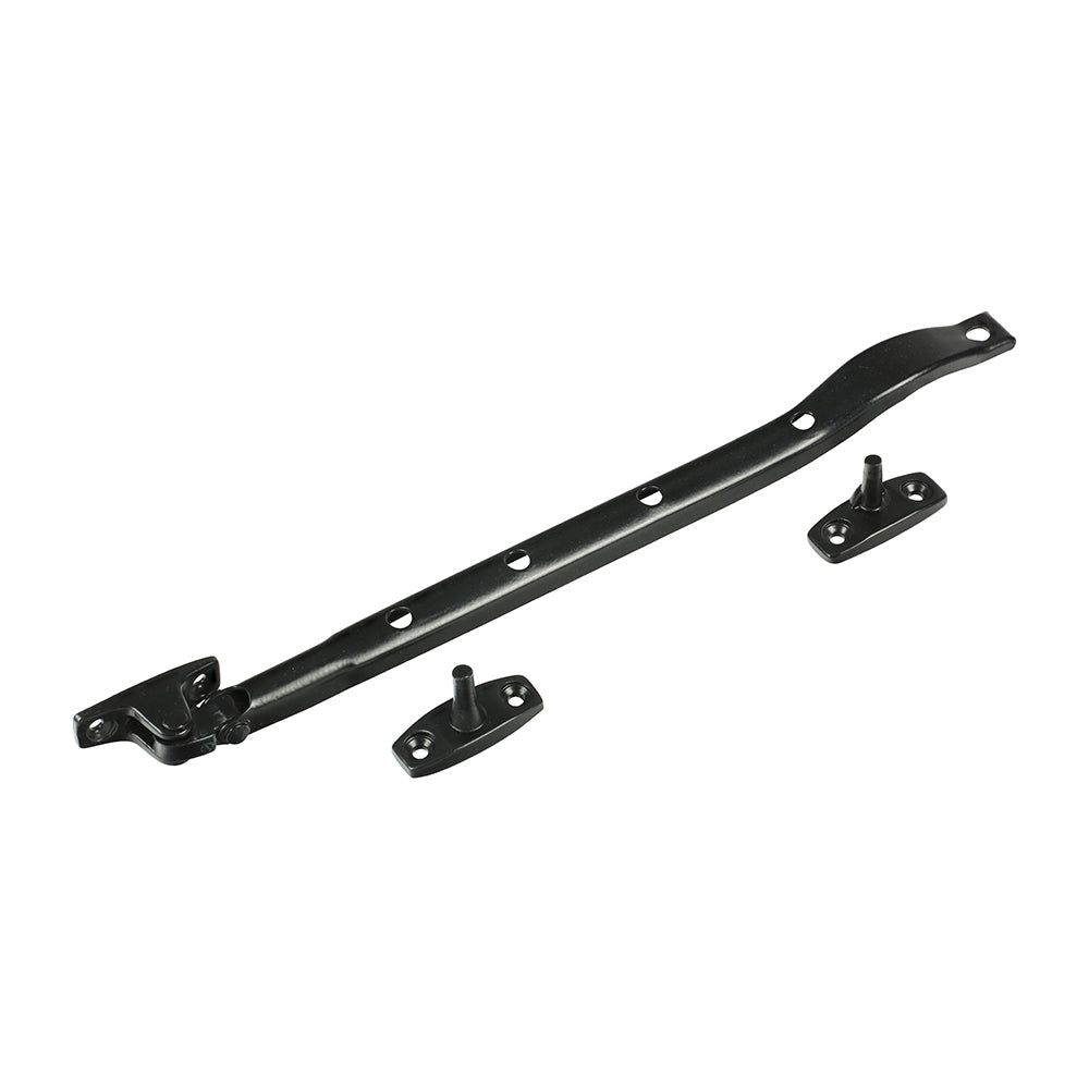 Casement Stay (900A) - Black - 250mm - Bag of 1