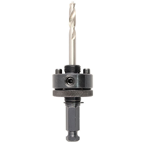 Holesaw Arbor - Hex Shank - To fit Holesaw 32-210mm - Clamshell of 1
